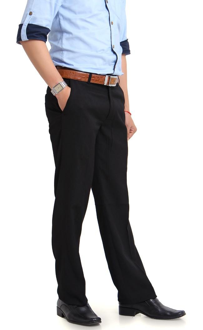 [HCM]Quần tây nam ống rộng đen
