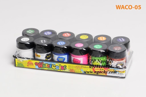 Màu Nước Thiên Long WACO 05 (12 Màu)