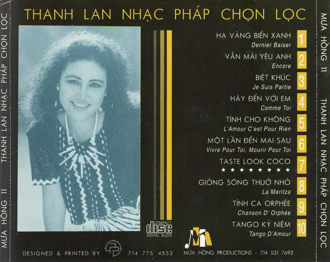 [MDCD] Bộ 5 Đĩa CD Nhạc Pháp Trữ Tình