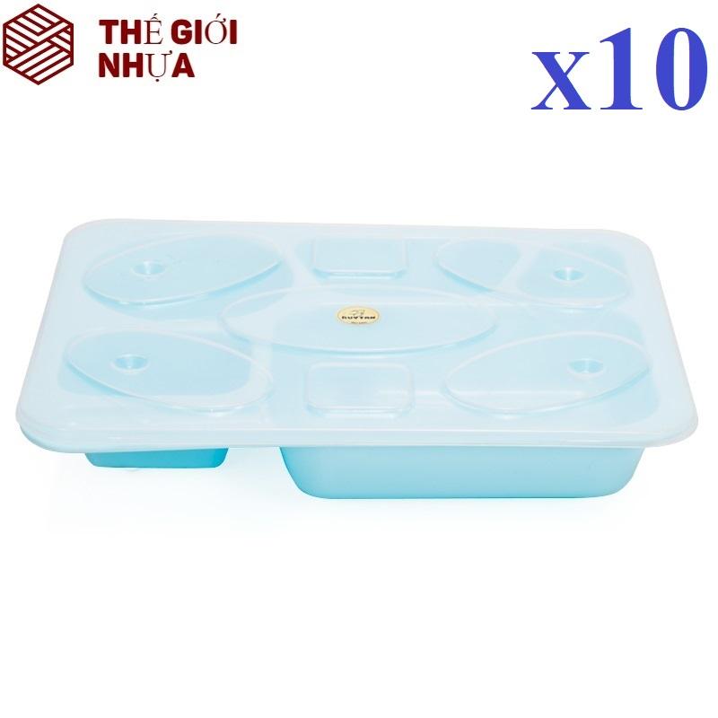 [HCM]Combo 10 Khay Cơm Lớn Duy Tân (32 x 26 x 6 cm) No.758