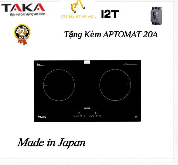 [Trả góp 0%]Bếp Từ Đôi Cao Cấp Made In Japan TAKA I2T