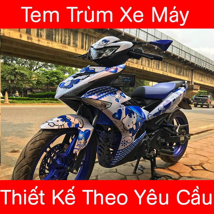 Tem Trùm Dán Xe Exciter 150 Kitty