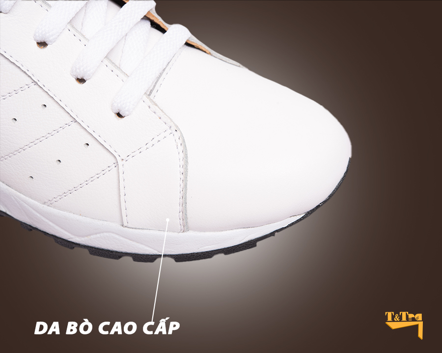 Giày Cao Nam T&TRA T19 Trắng cao 6CM