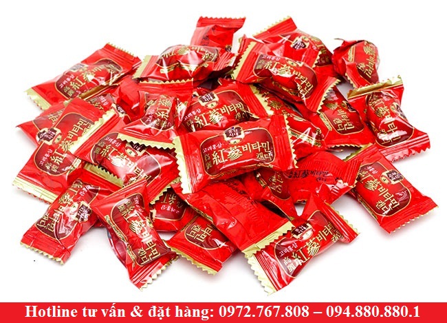 [GÓI 200G] KẸO SÂM HÀN QUỐC HÔNG SÂM