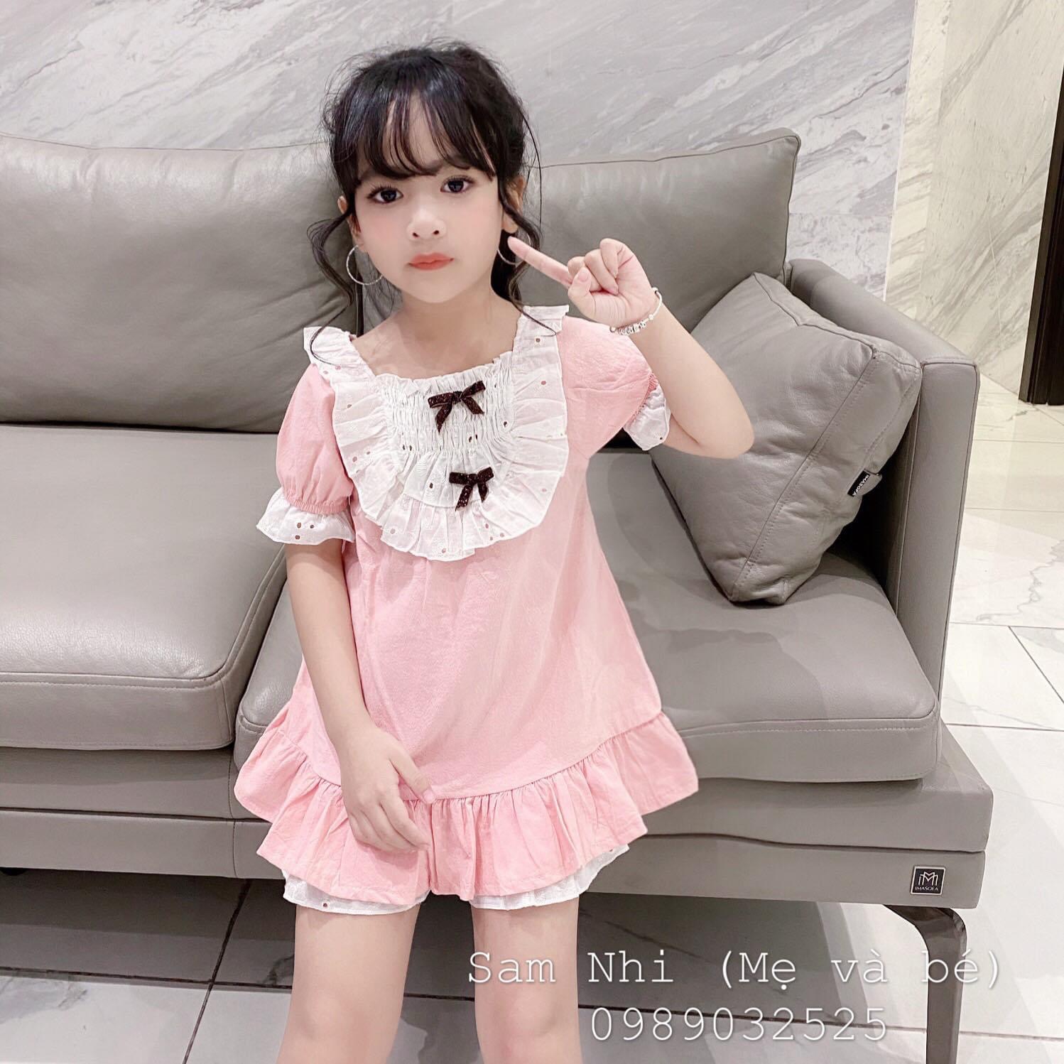 (18-32kg) SET BỘ TIỂU THƯ MẶC NHÀ CHO BÉ GÁI SIÊU XINH