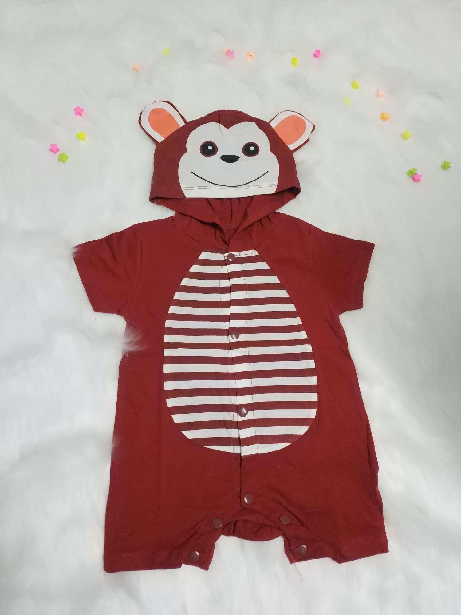 Body hình thú - Khỉ nâu 100% cotton