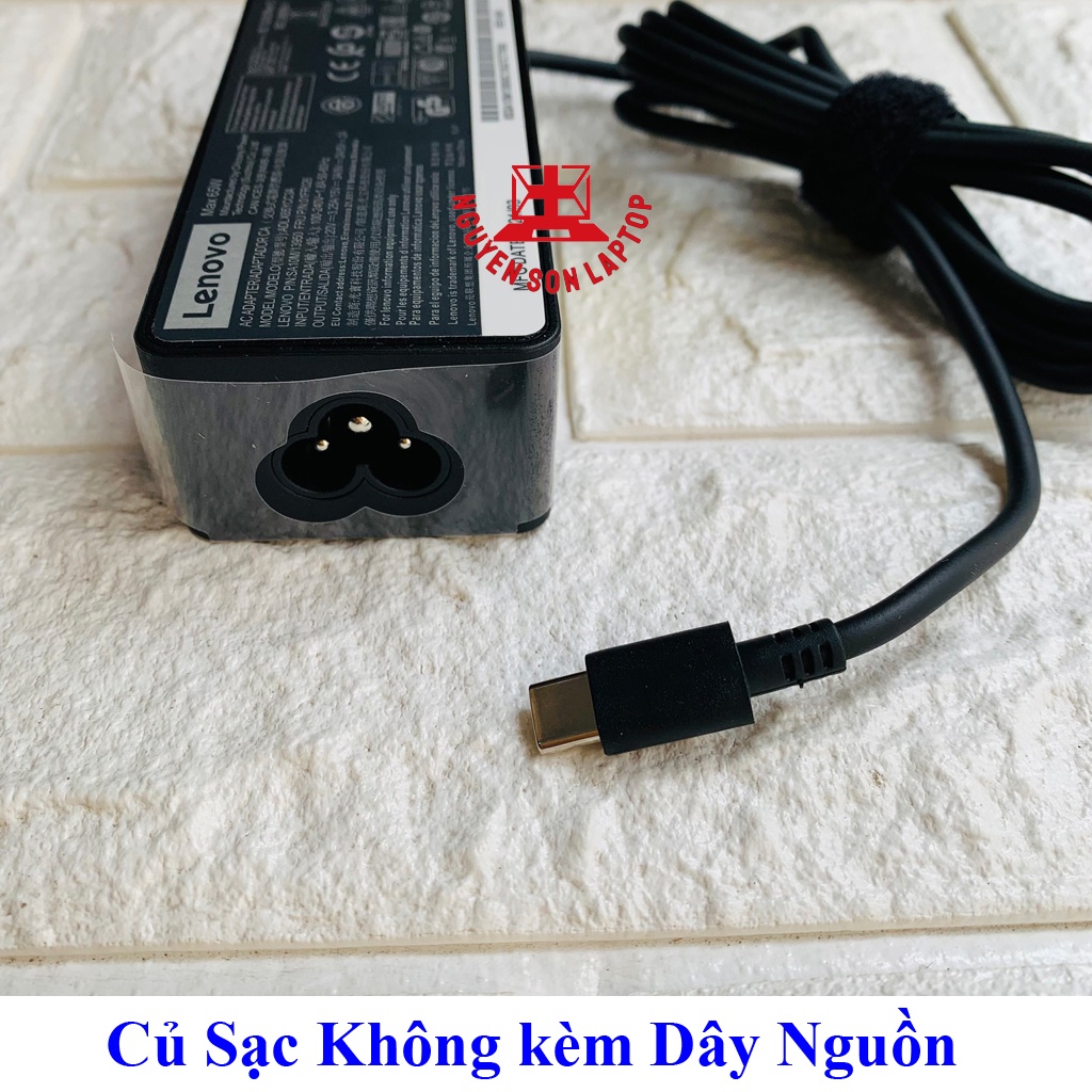 ️ Sạc Laptop Lenovo TYPE C 20V - 3.25A - 65W (Chân USB-C)