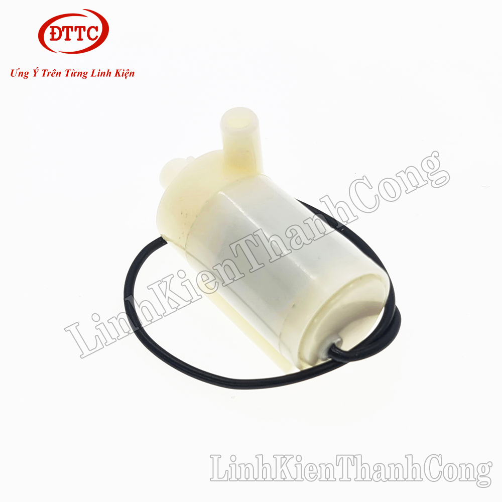 Bơm Nước Mini DC 2 Vòi Vào Ra
