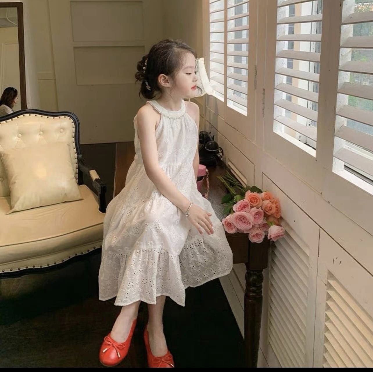 Đầm bé gái tiểu thư sang chảnh