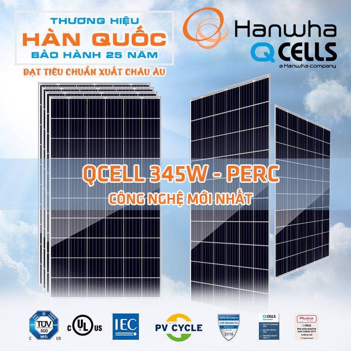 Tấm pin mặt trời Hanwha Q-Cells MONO 400wp