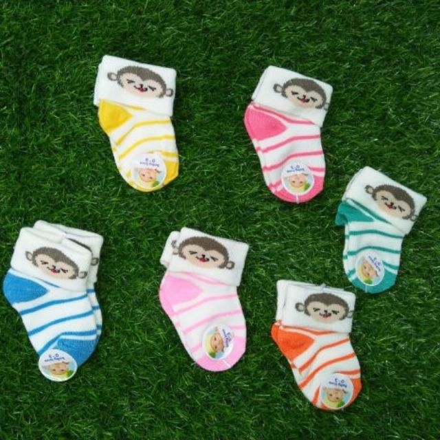 2 Đôi tất cao cổ ấm áp cho bé 0-3m/ hàng đẹp