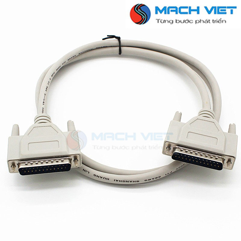Cáp LPT DB25 2 đầu đực - đực (25 chân) dài 3 mét