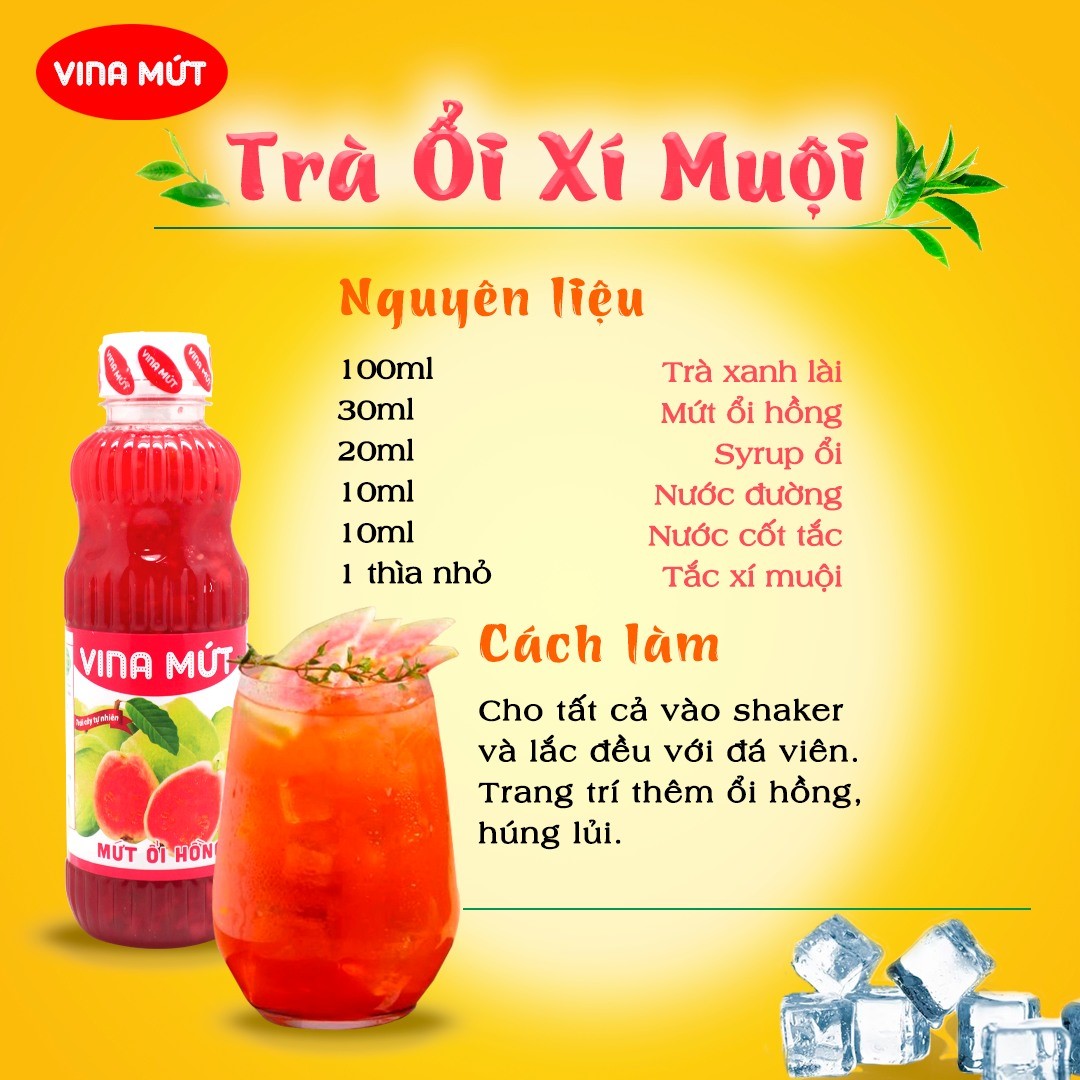 Sinh Tố Vina Mứt Chai 1000ml
