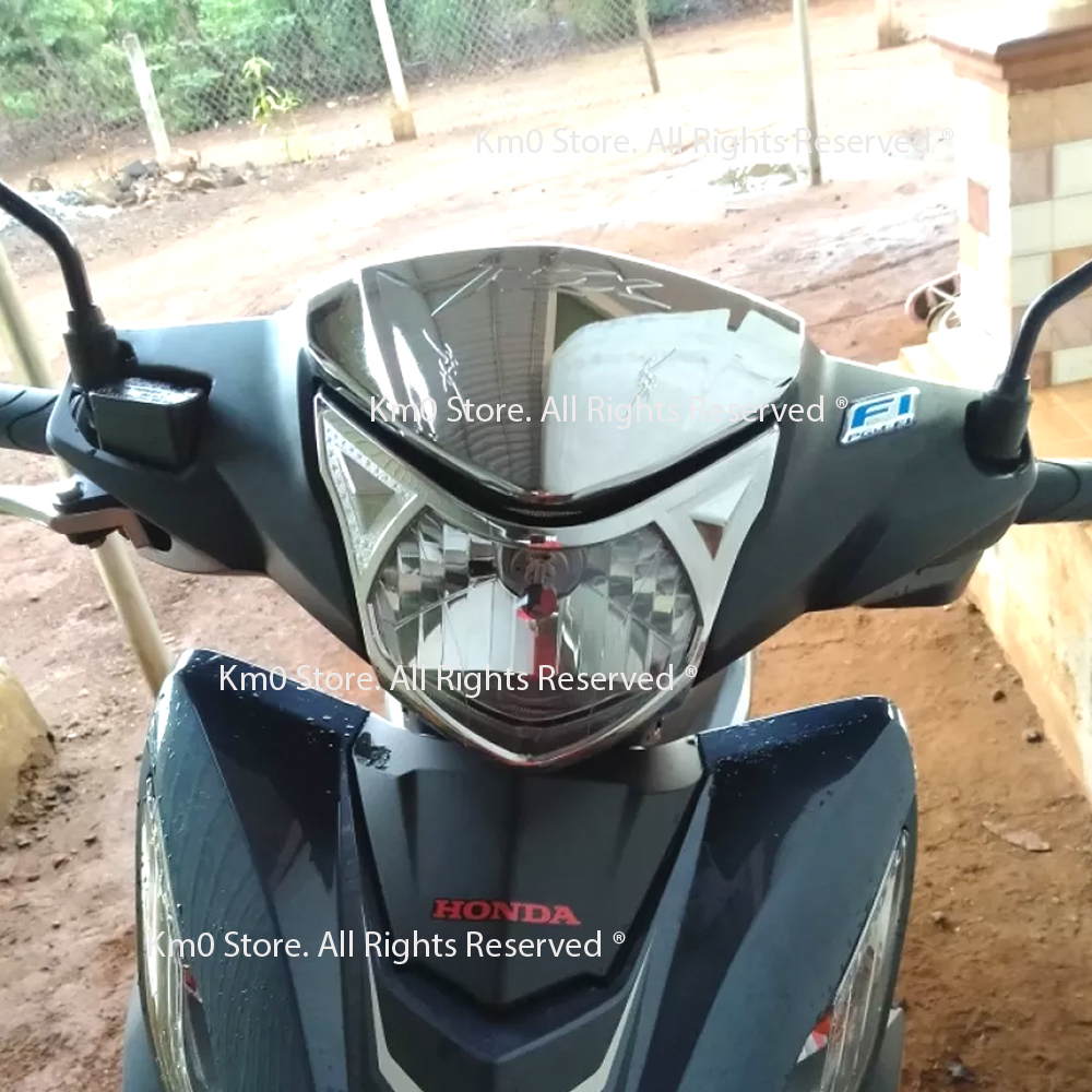 Ốp Viền Đèn Pha WAVE RSX Nhựa Xi