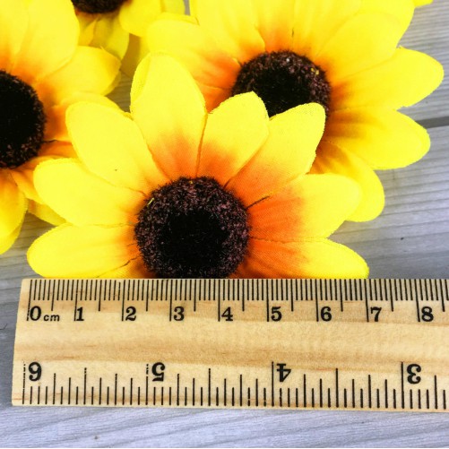 COMBO 10 ĐẦU HOA HƯỚNG DƯƠNG VẢI LỤA LIZFLOWER