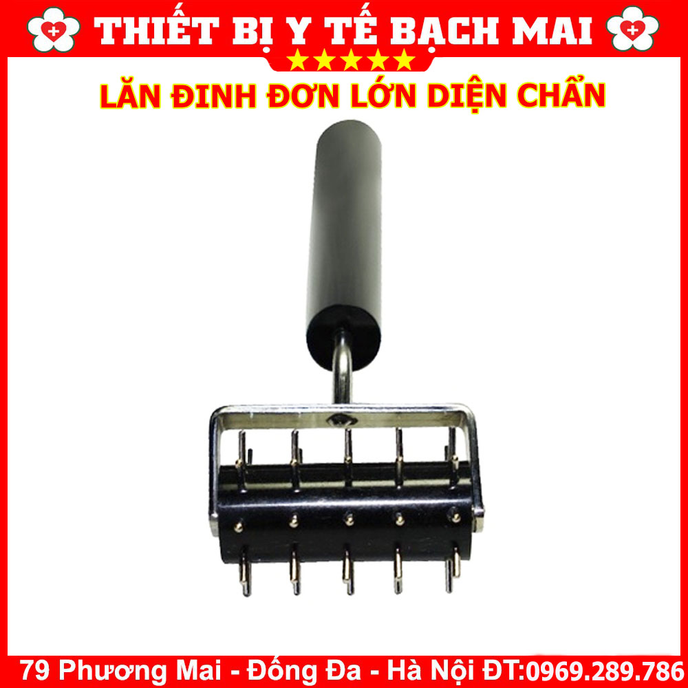 Lăn Gai Đinh Inox Đơn Lớn Diện Chẩn