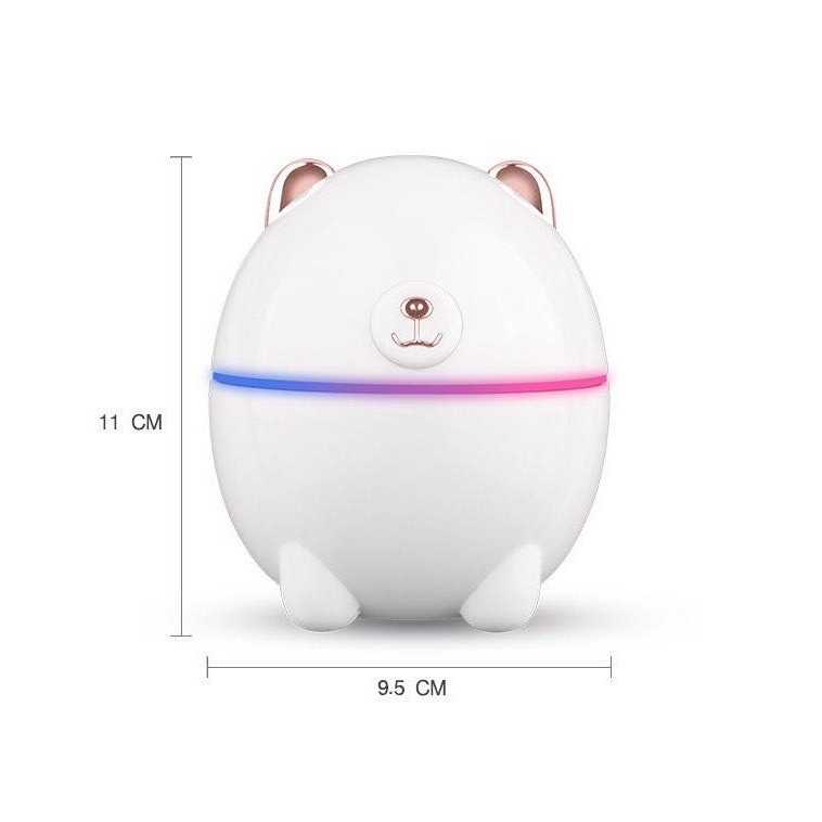 Máy phun sương tao độ ẩm hình con gấu mini