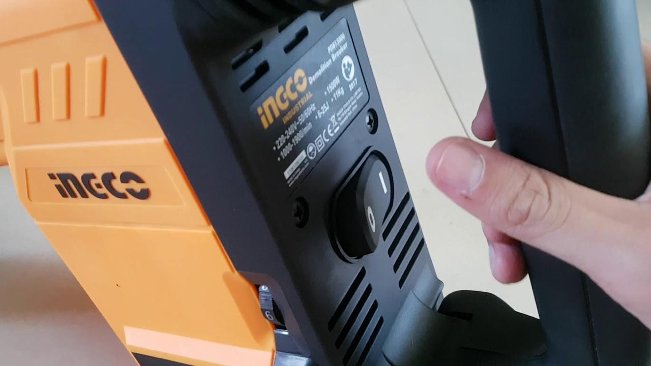 [Trả góp 0%] Máy đục bê tông 1500W Ingco PDB15006