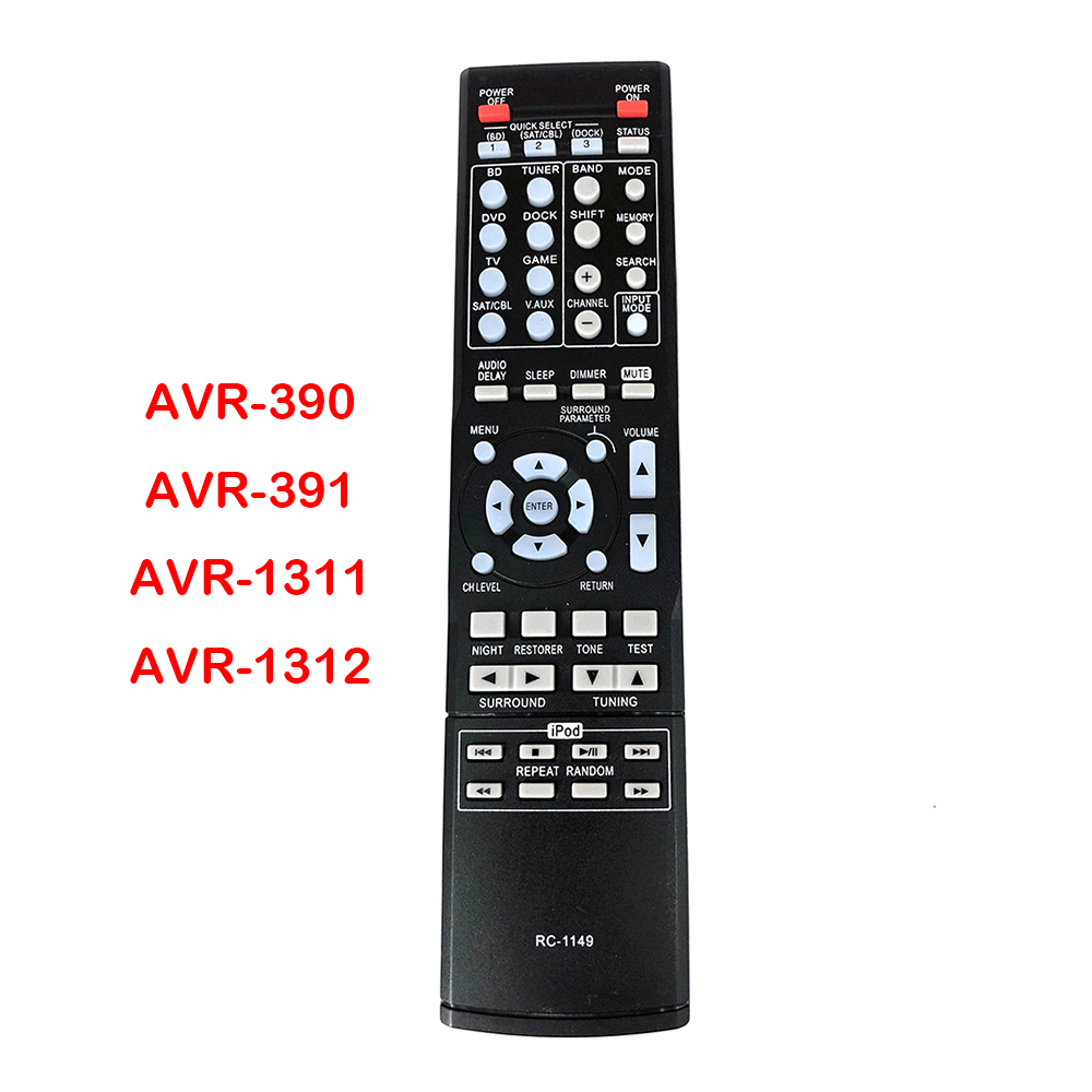 Rc-1149 for denon new remote control av receiver rc-1158 avr-390 avr-391 avr-1311 avr-1312 avr-2105 avr-2106 avr-1601 avr-2506