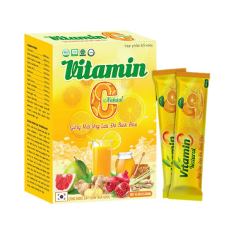 Vitamin C Natural Gừng Mật Ong, Lựu Đỏ, Bưởi Đào- Giúp Bổ Sung Vitamin C thumbnail