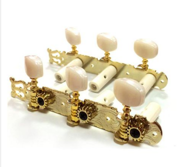 Khóa Đàn Guitar Classic loại tốt màu Vàng - Trắng PP-B02 Phân Phối Nhạc Cụ Phụ Kiện Chính Hãng SolG