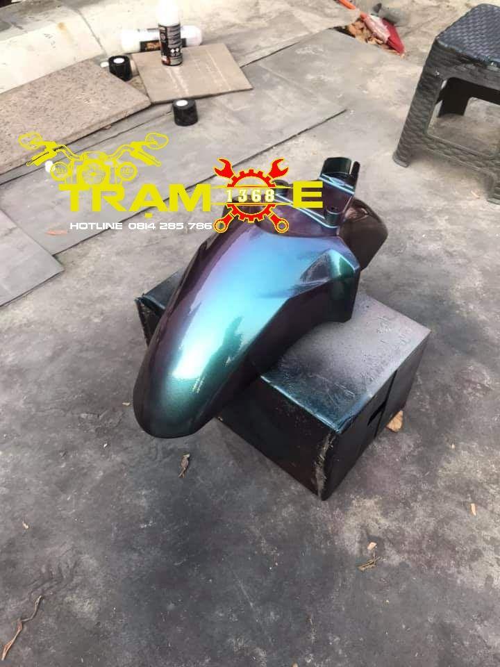 SƠN SAMURAI MÀU 3D XANH TÍM T600