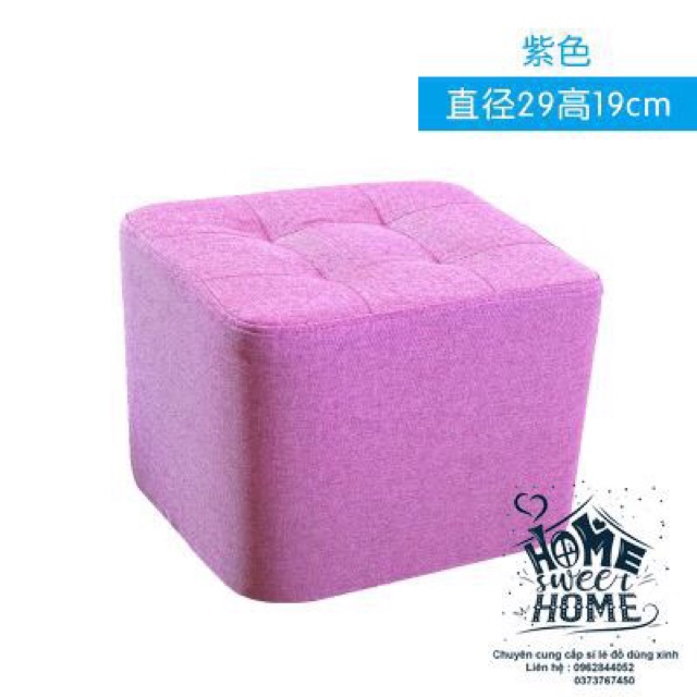 Ghế đôn vải nỉ kích thước 40cm