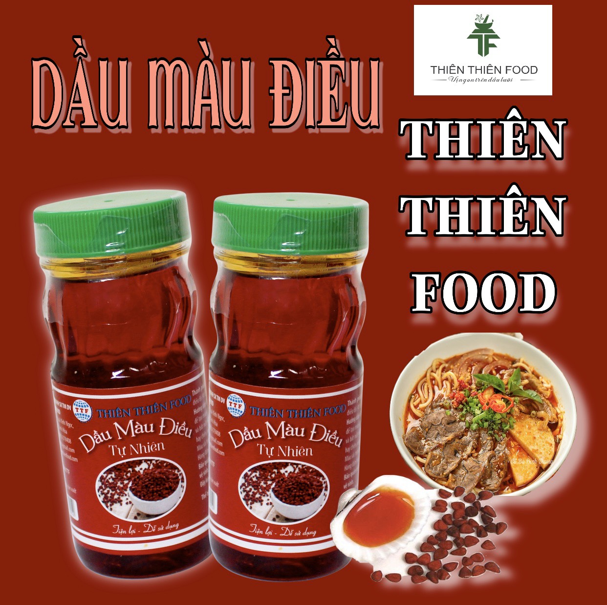 Combo 6 chai dầu màu điều
