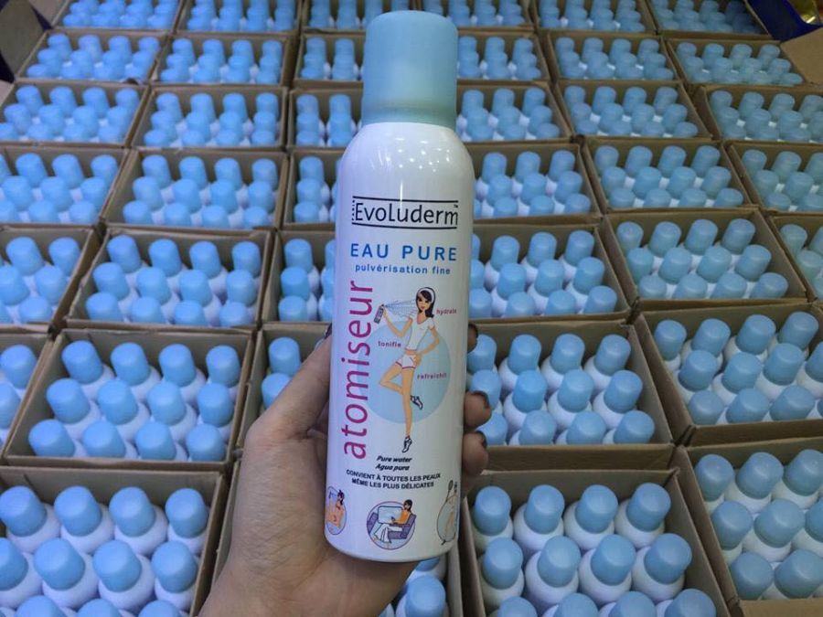Xịt khoáng 400ml Evoluderm.