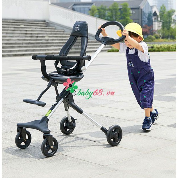 Xe đẩy đảo chiều cao cấp Tomorrow TW-0205 đi du lịch