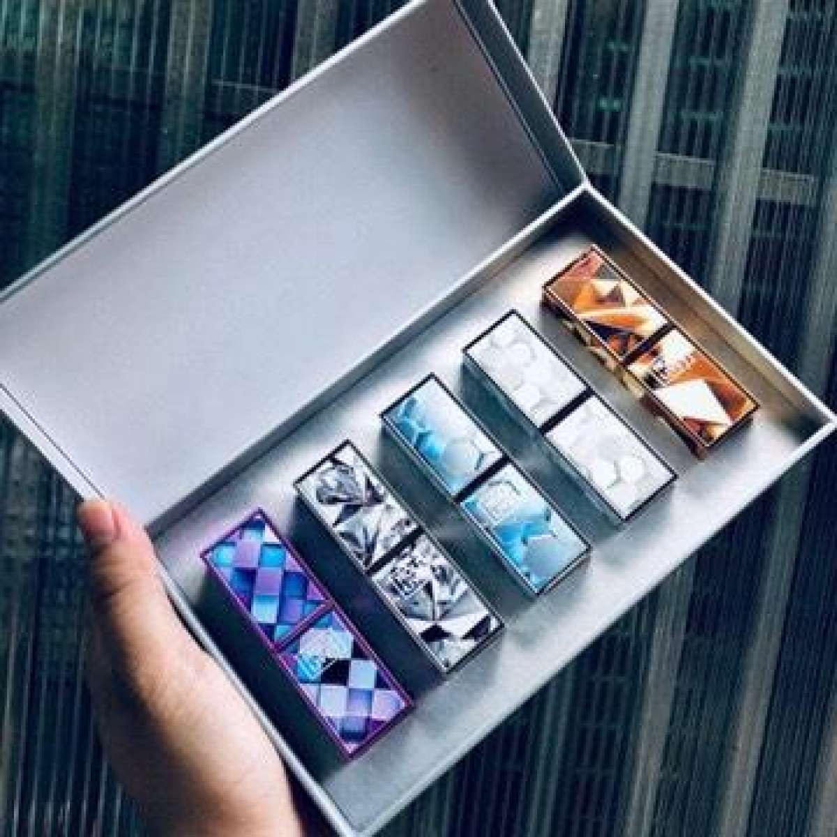 Bộ 5 cây Son Pha lê cao cấp