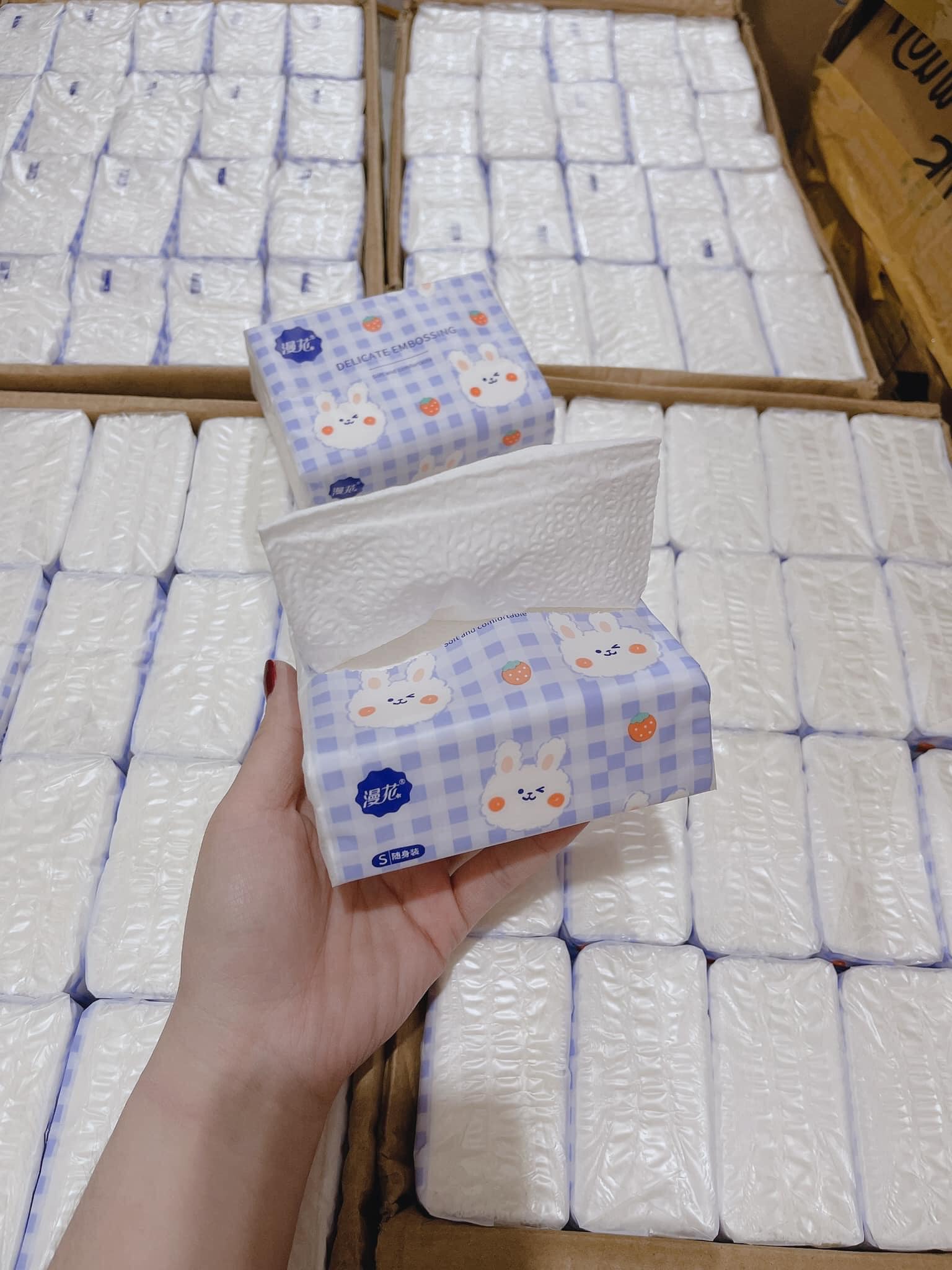 TKVT2 - GÓI GIẤY ĂN CON THỎ SIÊU DAI - 1 GÓI