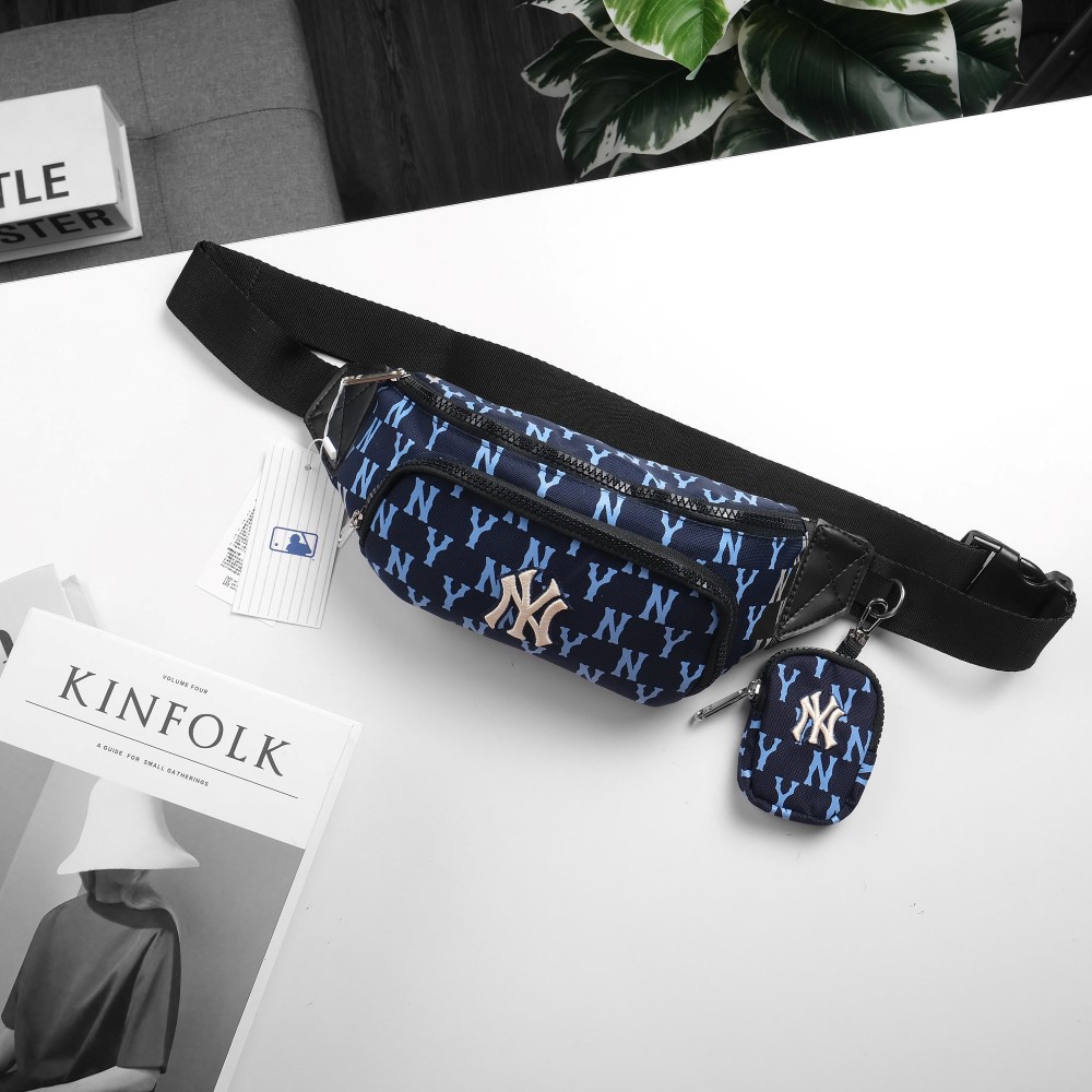 Túi đeo chéo mlb monogram ny waist bag