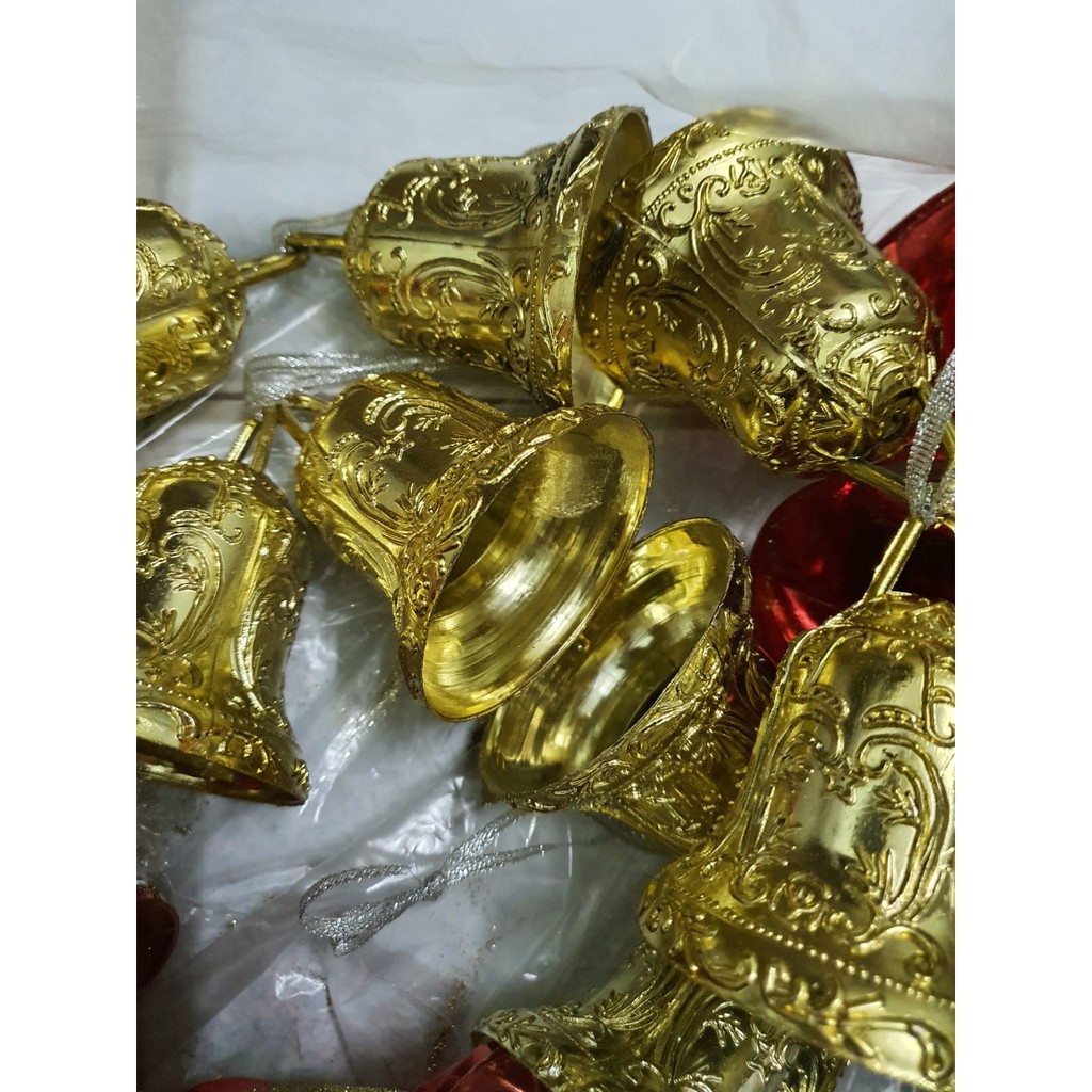 Cặp Chuông treo trang trí noel, giáng sinh 6cm