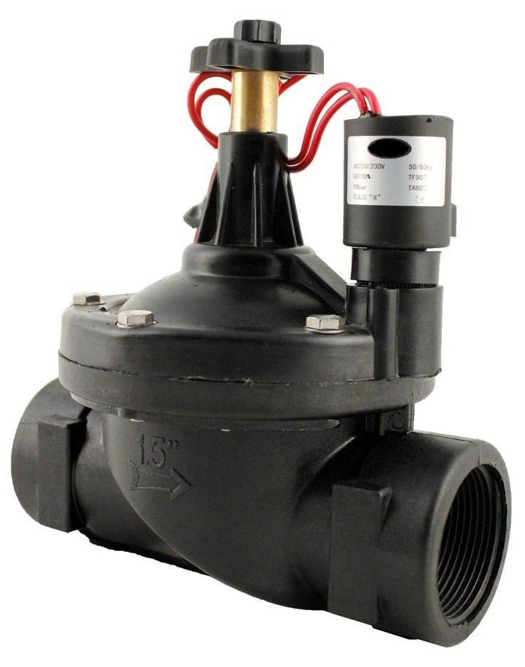 Van điện từ một chiều ngoài trời phi 60 điện 24v
