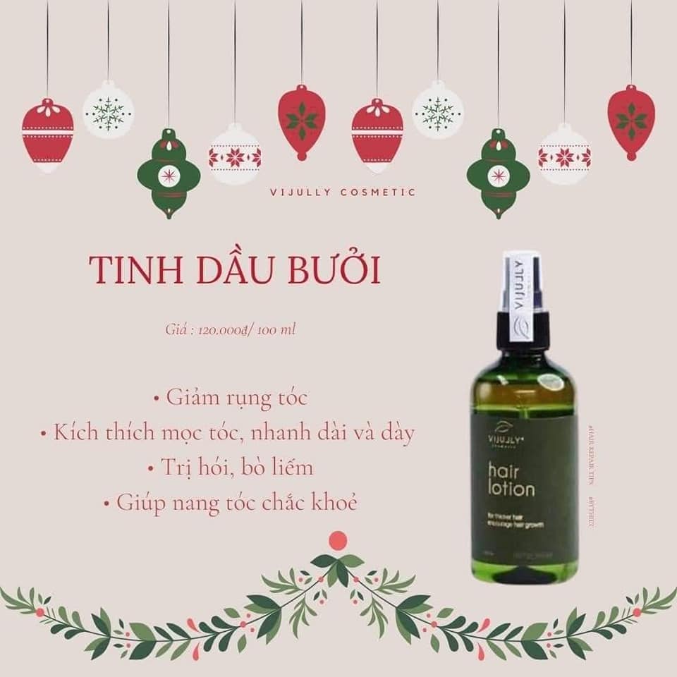 [100% Chính Hãng] tinh dầu xịt bưởi vijully kích mọc tóc