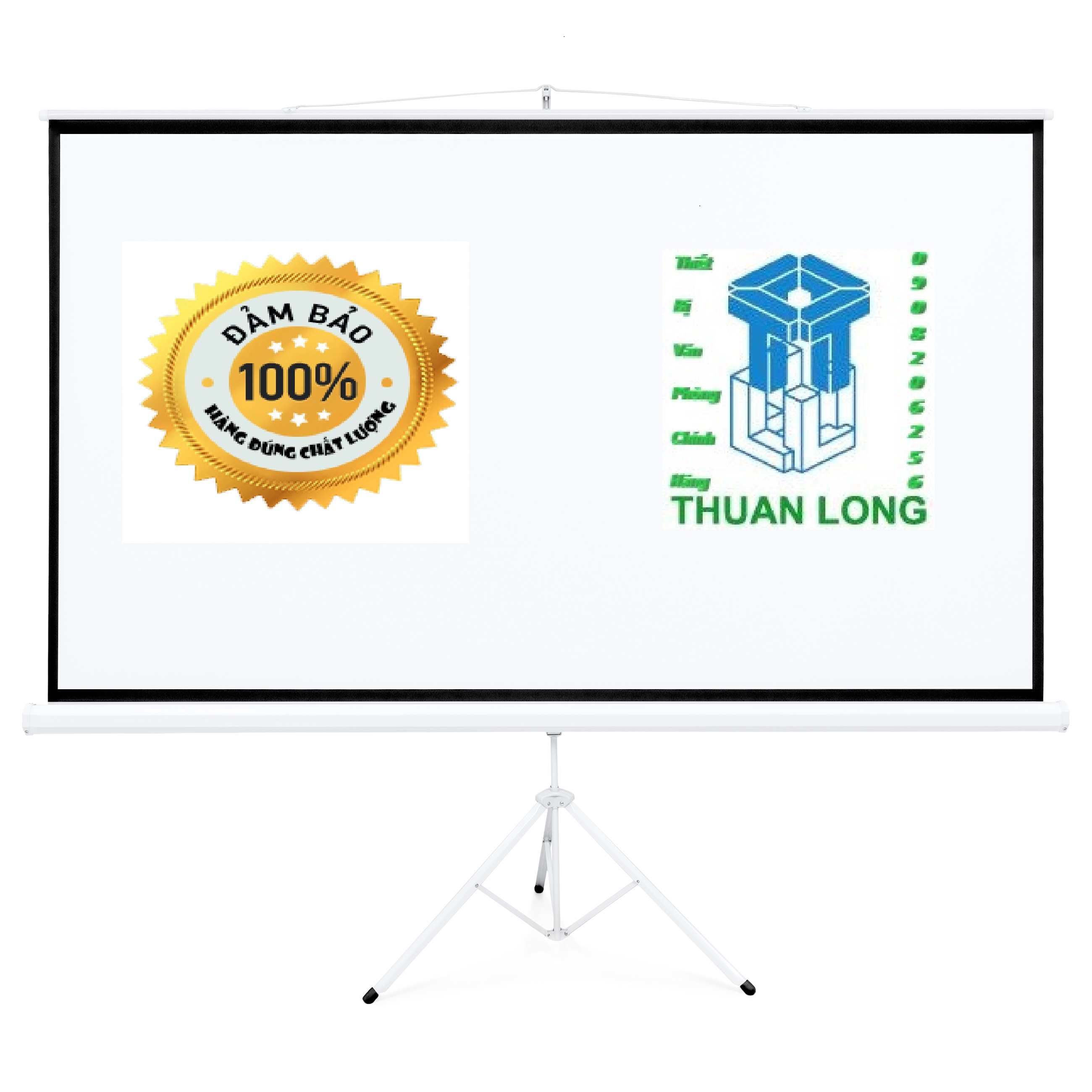 Màn chiếu 3 chân 100inch 1m8 x 1m8 cho máy chiếu