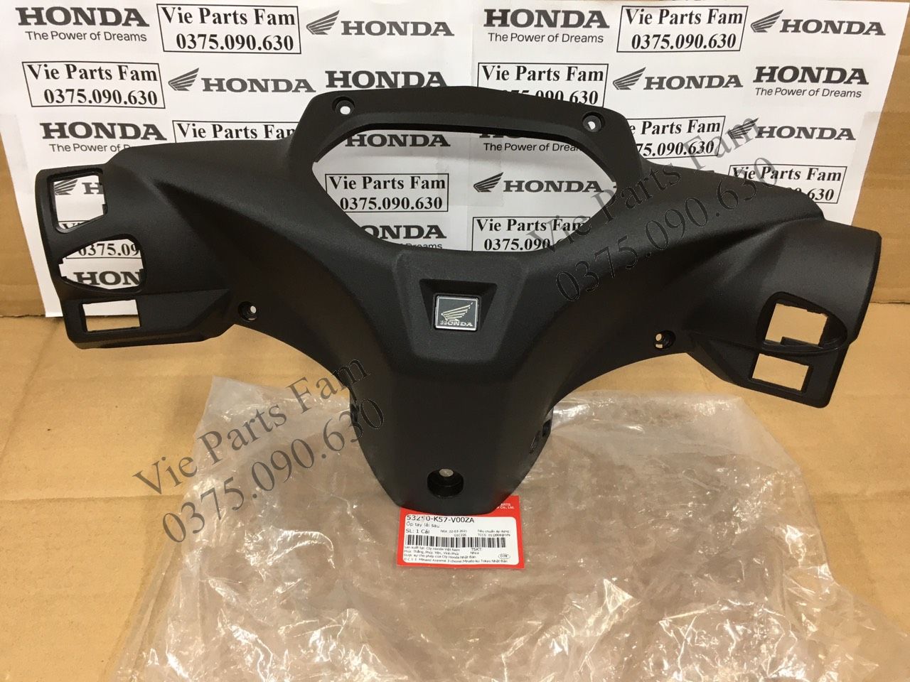 Bợ cổ/ gáy/ ốp đầu sau Honda Blade 110 (Wave Blade) (Đời xe có dây le) hàng theo xe chính hiệu Honda Motor