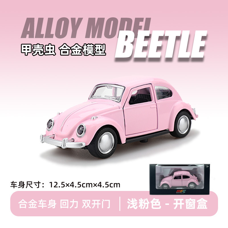 Xe mô hình kim loại cho bé Beetle tỷ lệ 1:36