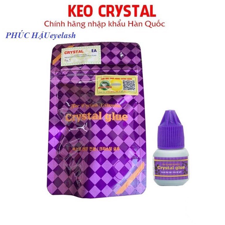 Keo Crystal Glue, keo crystal tím