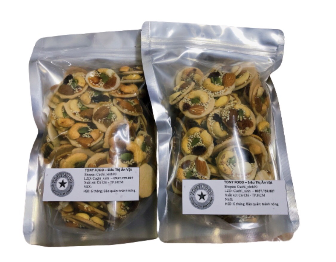 1Kg Bánh Mix Hạt Điều Hạnh Nhân