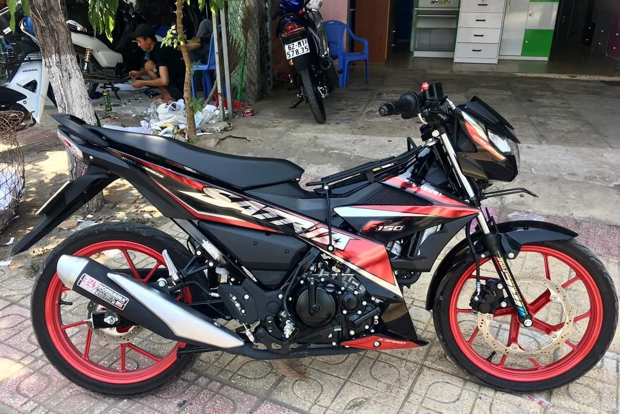 [ QUÍ KHÁCH VUI LÒNG MANG TEM RA TIỆM CHO THỢ DÁN] TEM RỜI Satria FI  Crom sáng bóng