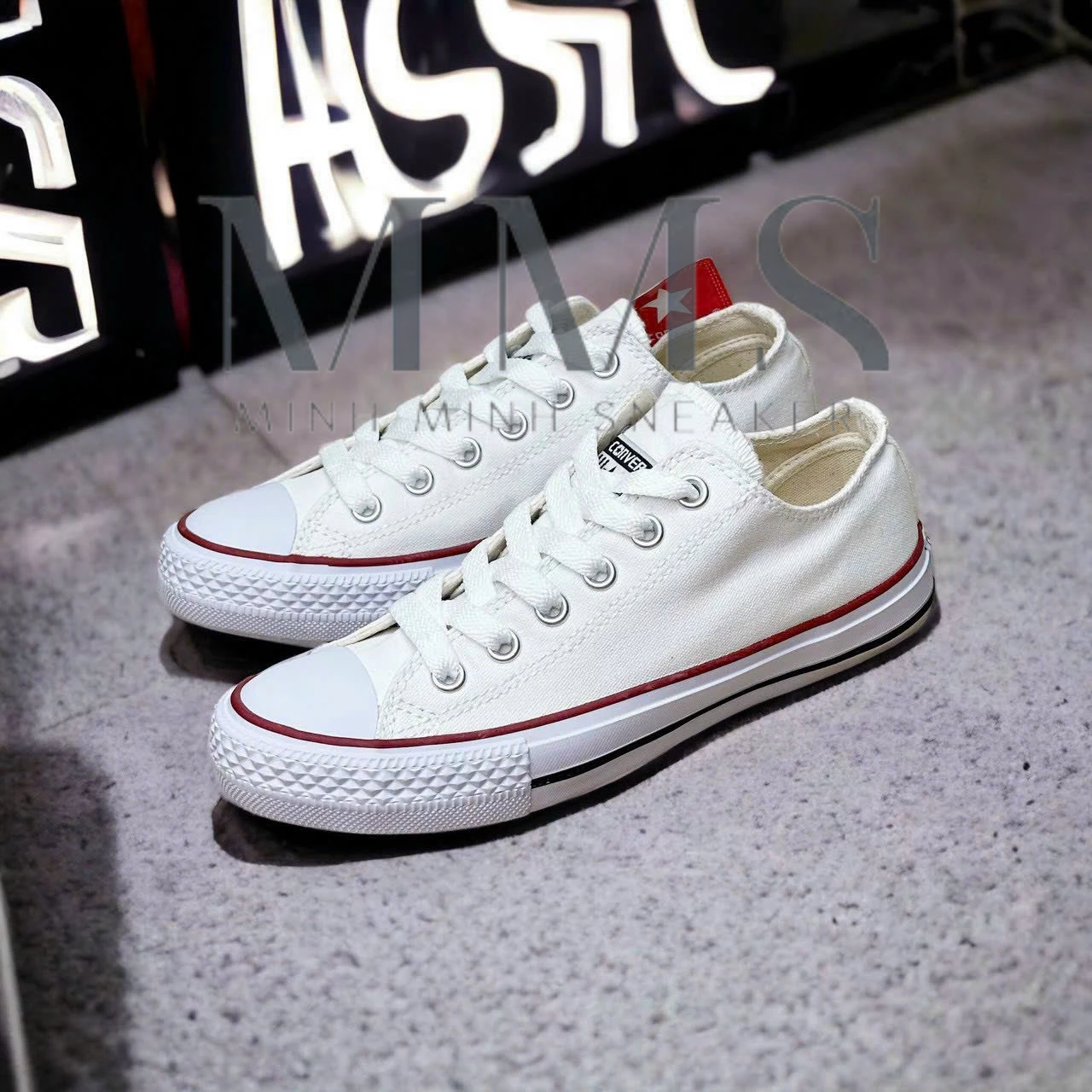 Giày Thể Thao Converse Hàng VNXK - Trắng/Đen - Unisex