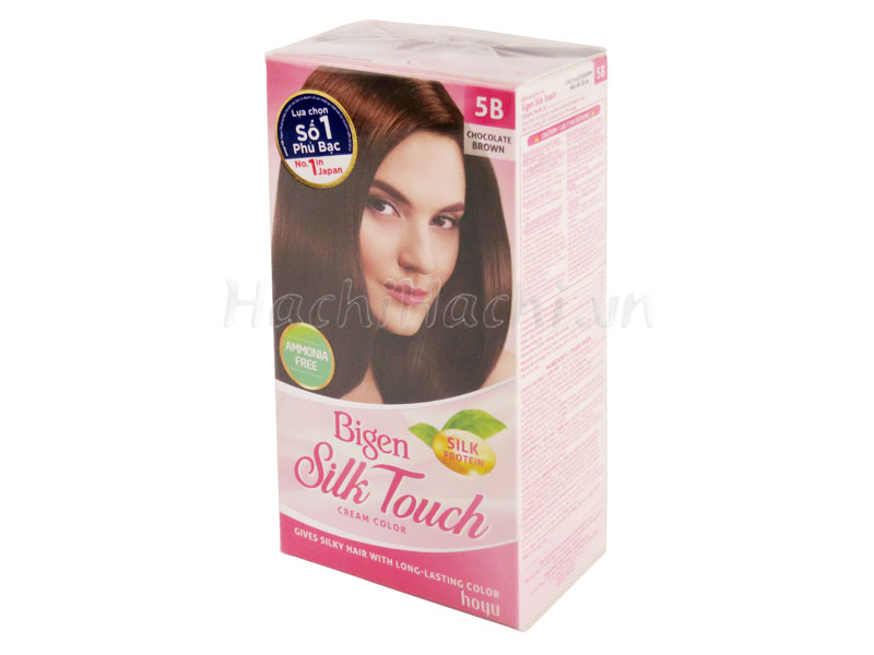 Kem Nhuộm Tóc Bigen Silk Touch #Nâu Sôcôla