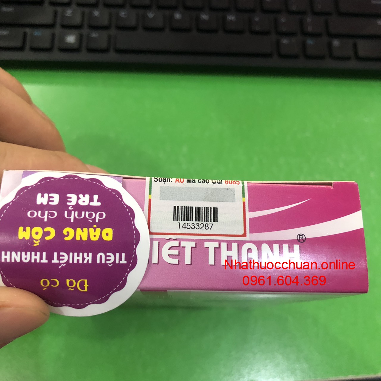 Tiêu Khiết Thanh ( Hộp 3 vỉ* 10 viên)