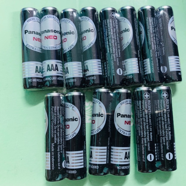 Vỉ 4 viên pin than panasonic 3A