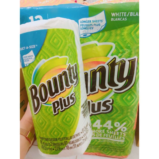 Giấy cuộn đa năng Bounty Plus Mỹ
