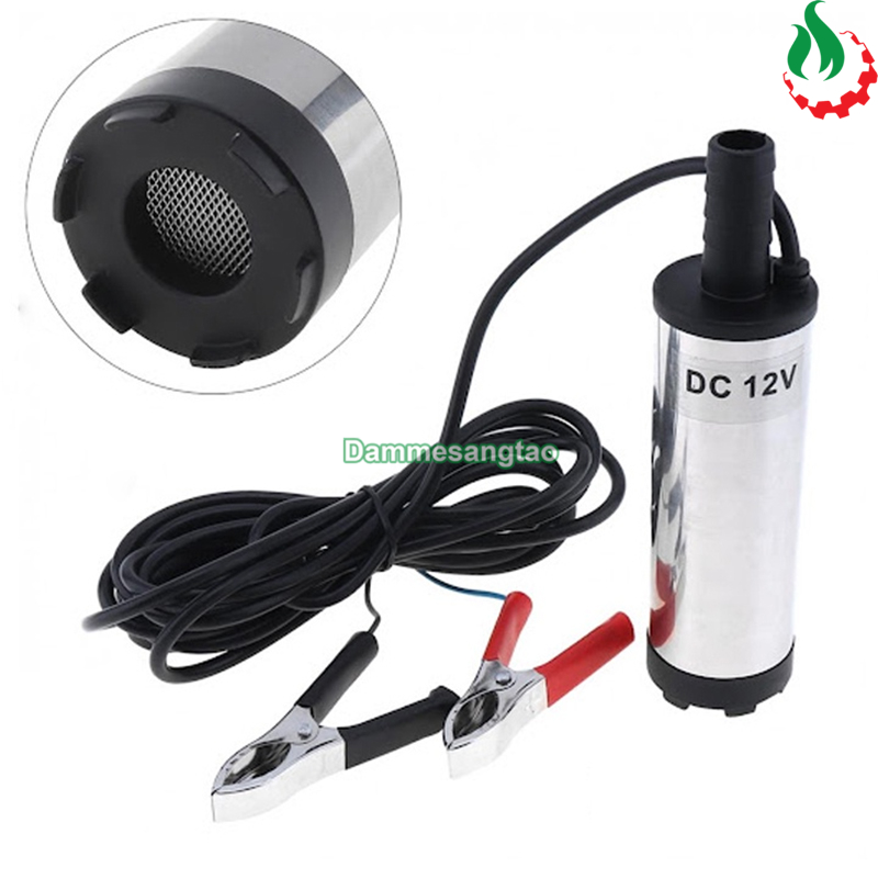 Bơm chìm 12V công suất 30W - 80W (Bơm dầu hoặc nước)