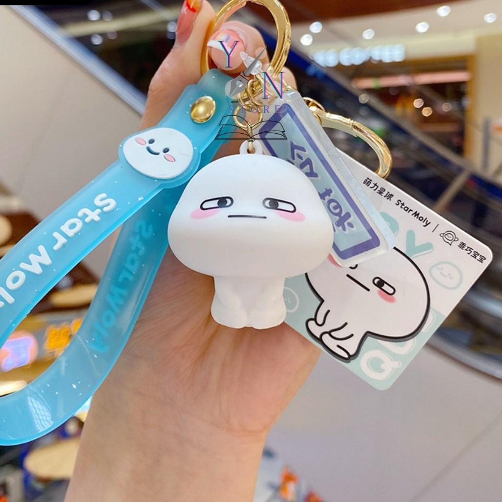 Móc Khóa Hoạt Hình 50 Sắc Thái Siêu Cute