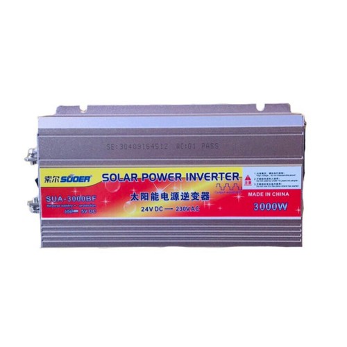 Bộ đổi điện 3000w 24v sang 220v chống ngược cực - sua-3000bf